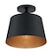 Nuvo Fixture, Semi Flush, 1-Lght, Incandescent, 100W, 120V, A19, Medium Bse, Wire Length: 12 ft. 60/7332 - alternate 4